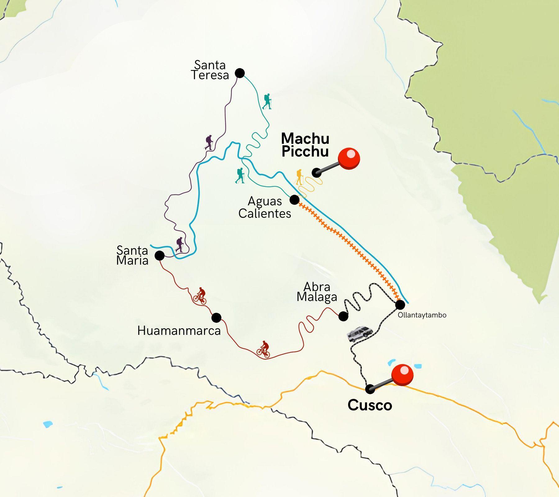 Inca Jungle Trek to Machu Picchu
