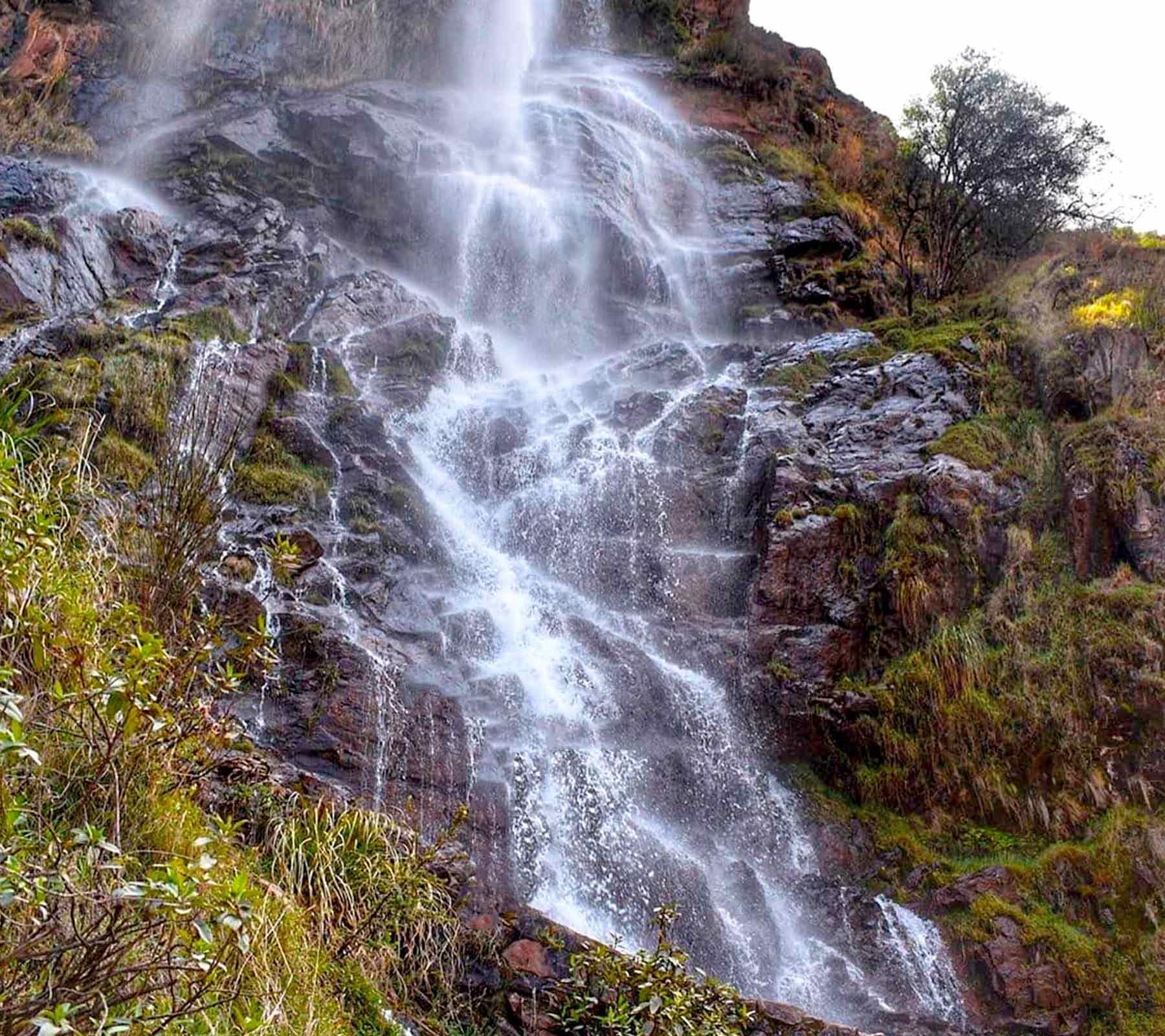 Amazing Arn Falls or Mermaid Falls in Calca