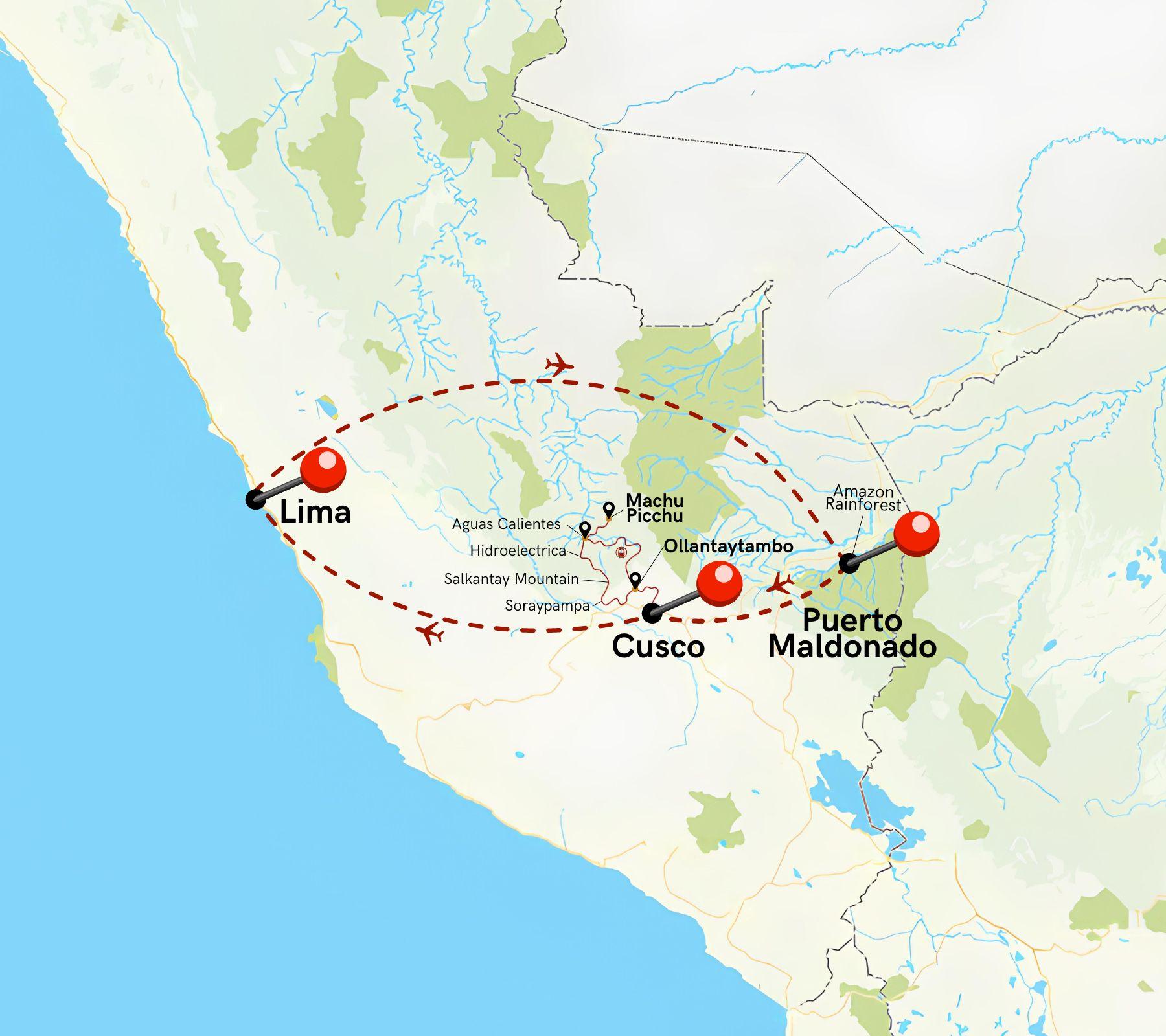 Amazon Rainforest to Salkantay Trek