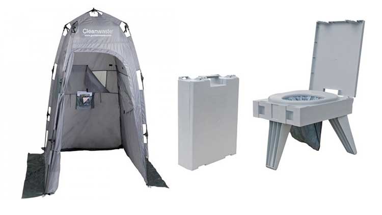 toilet tents