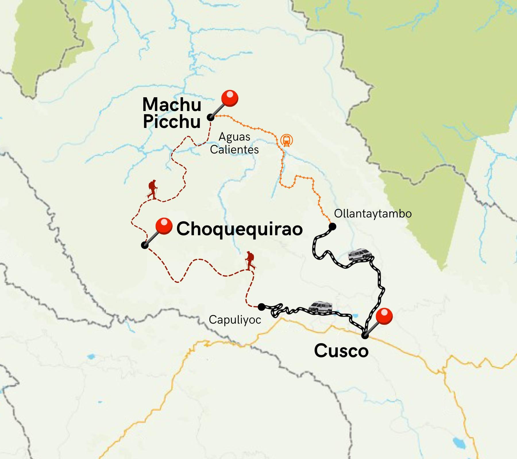 Choquequirao to Machu Picchu Trek