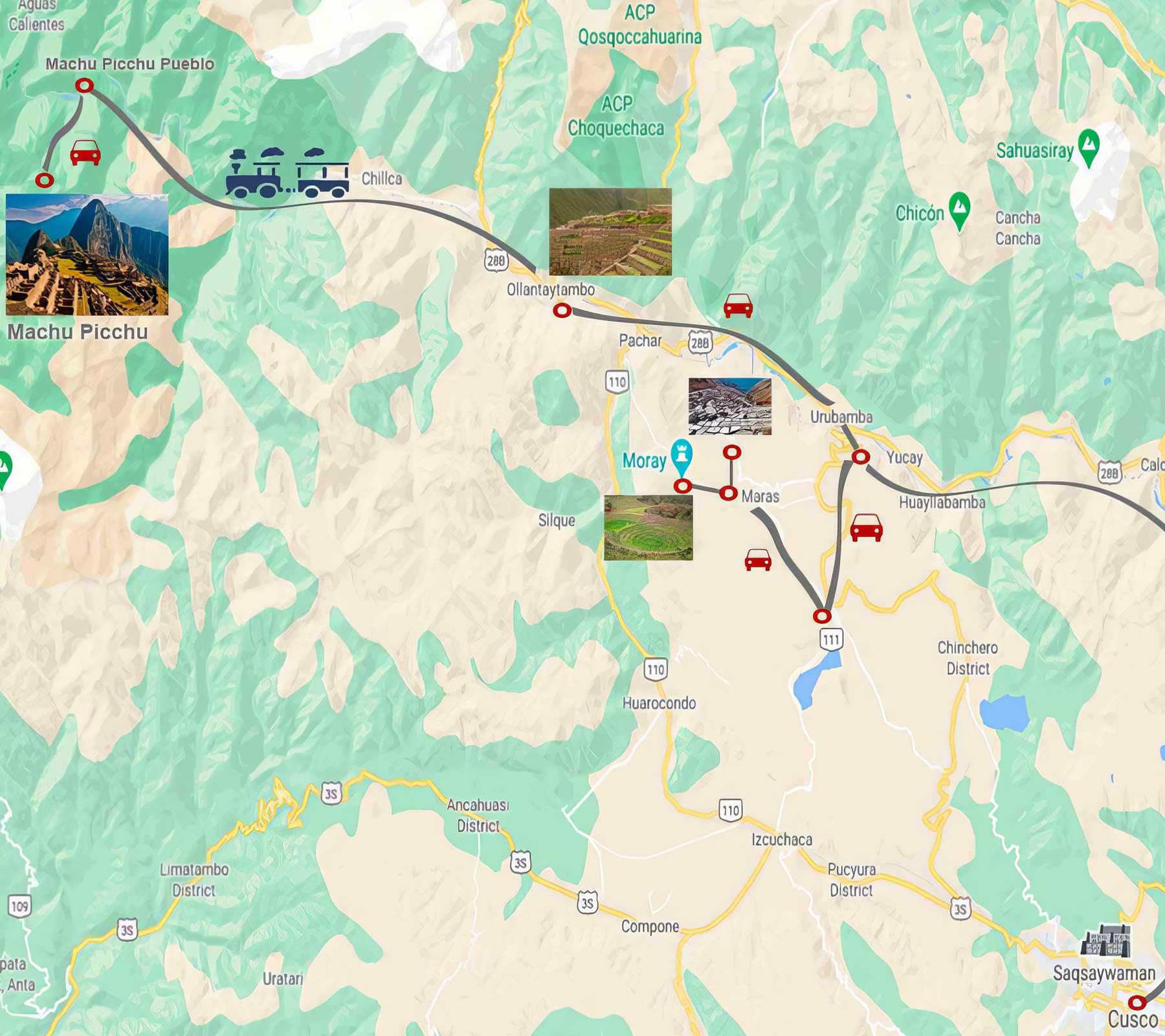 Combo Sacred Valley to Machu Picchu