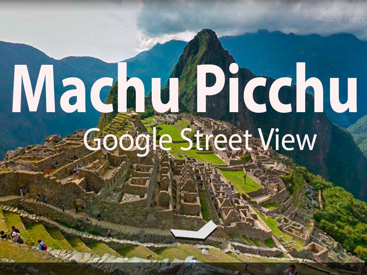 Google Machu Picchu and Inca Trail Map