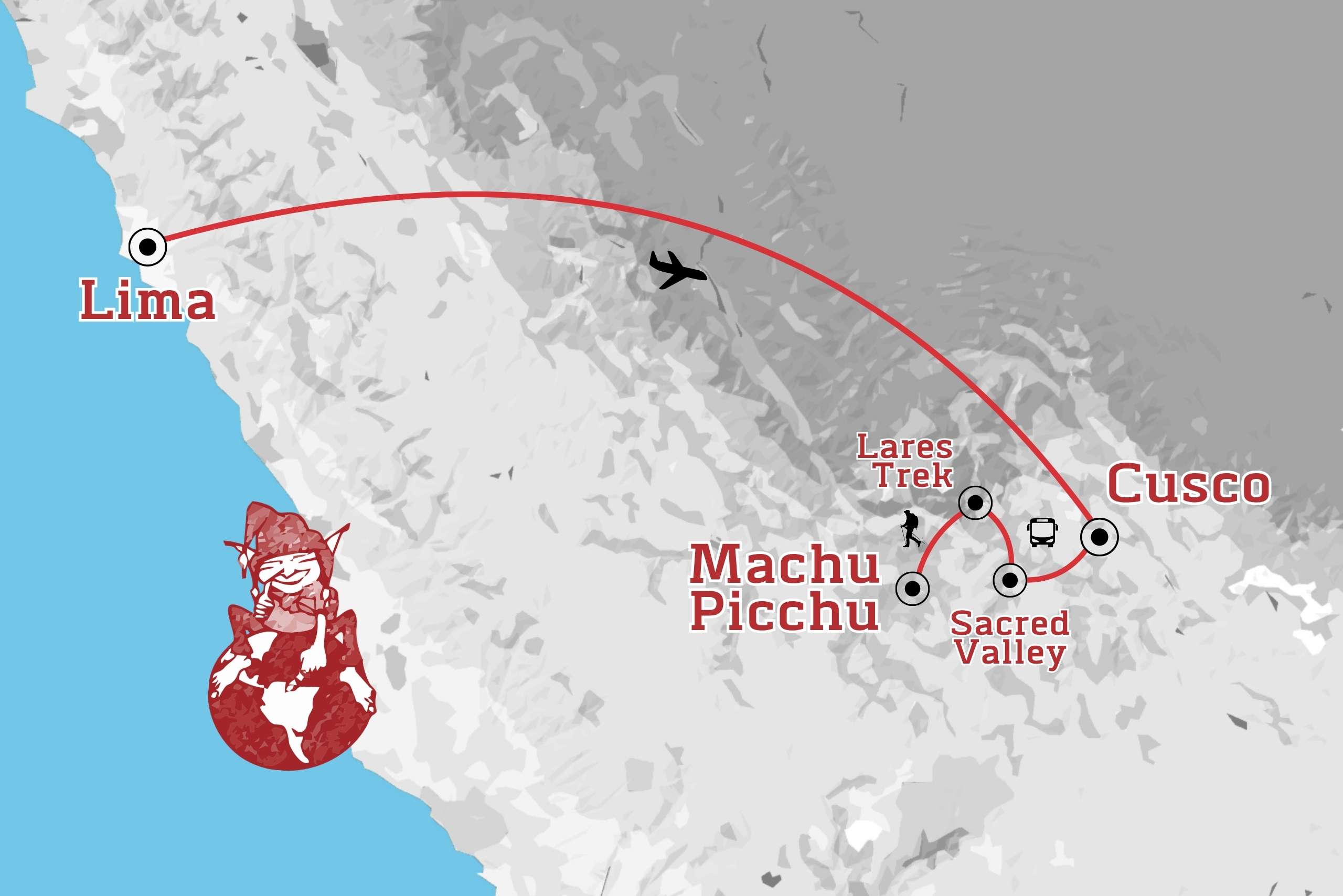 Lares Highlights Tour Map