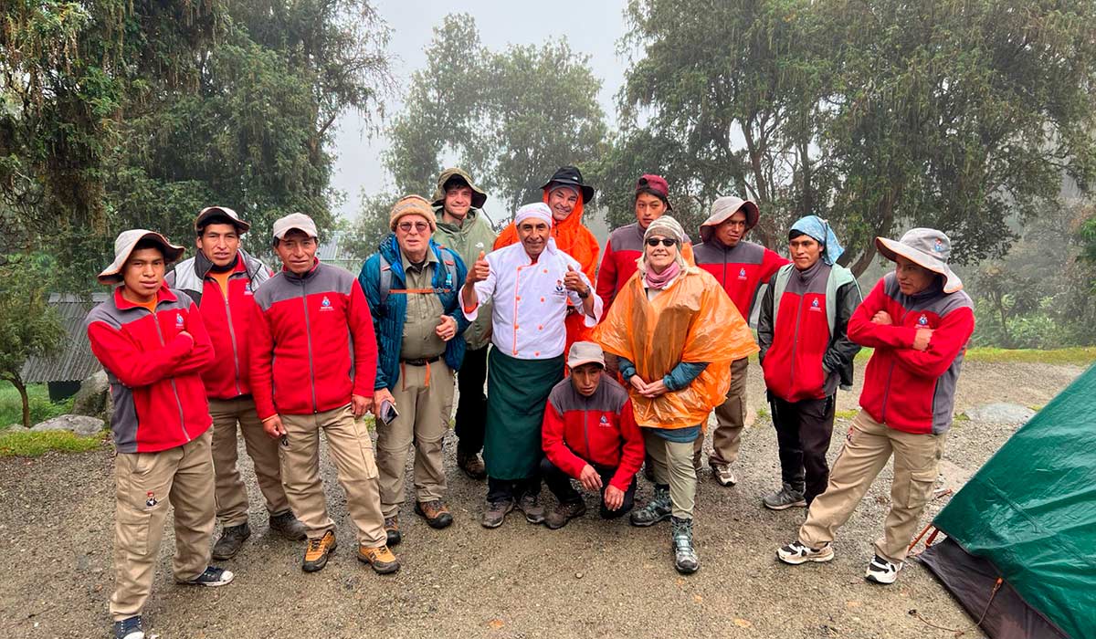 Machu Picchu 4 day hike map