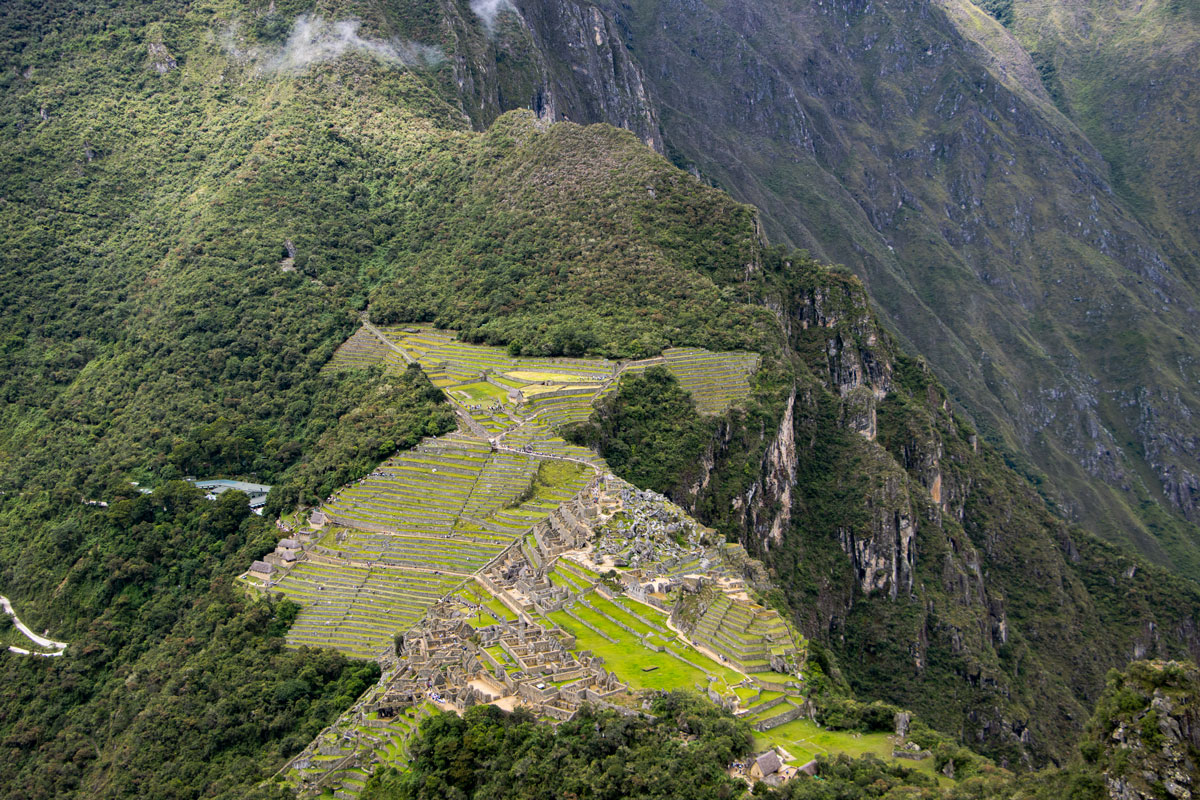 Machu Picchu elevation