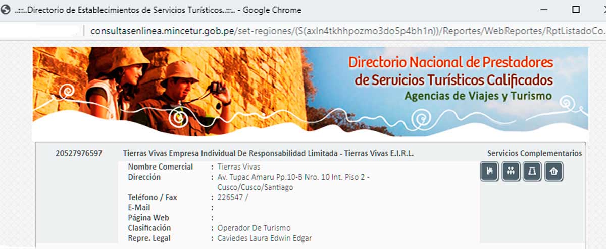 MINCETUR TIERRAS VIVAS