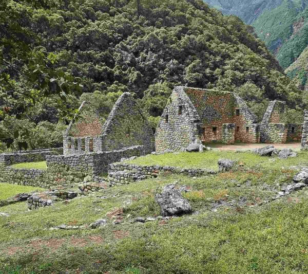 Chachabamba an Inca ceremonial center on the route to Machu Picchu