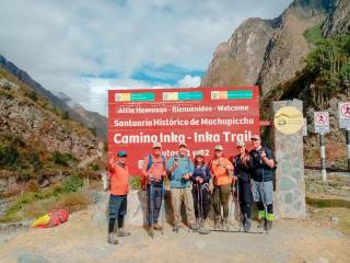 Km 82 of the Inca Trail Peru