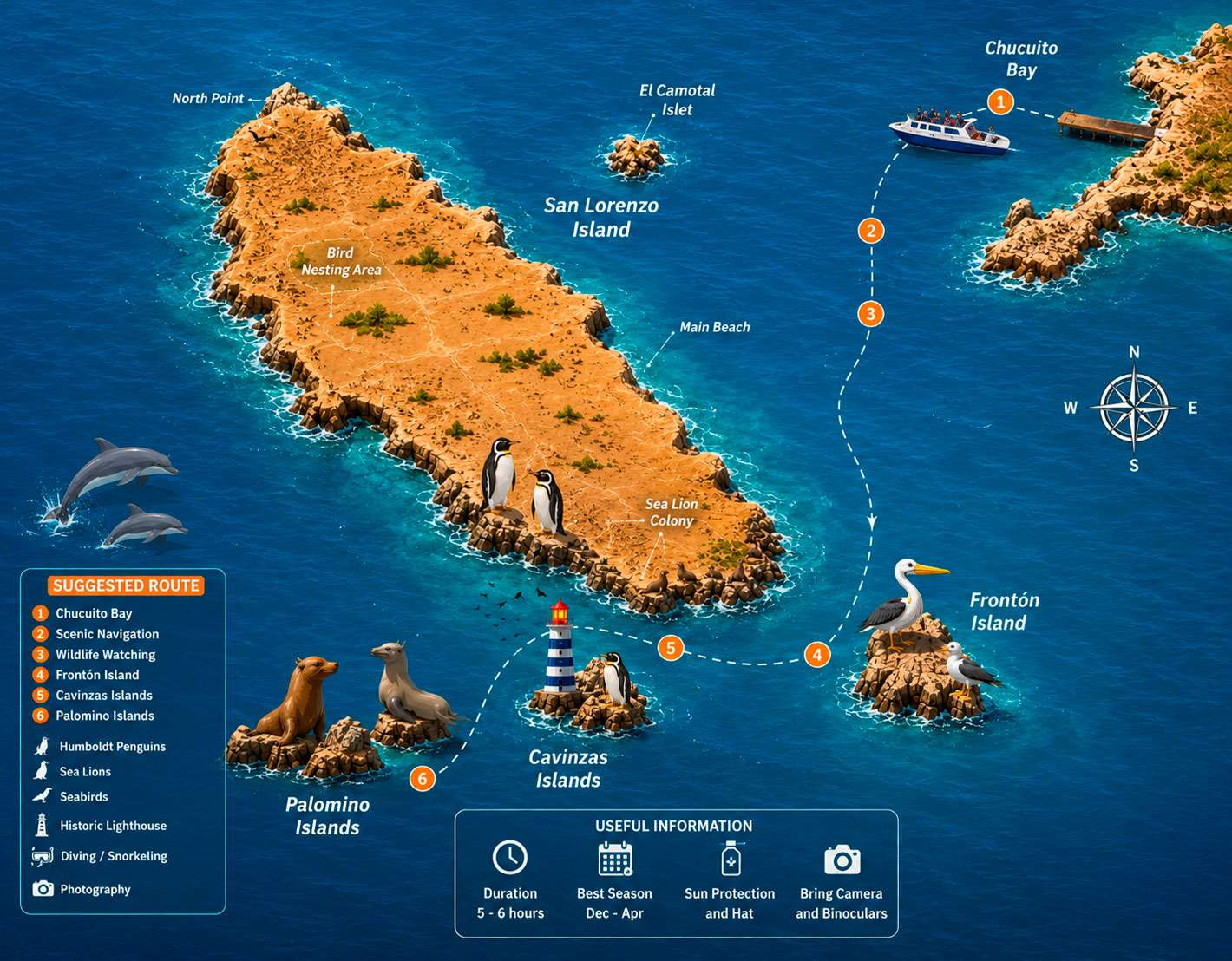Palomino Islands Map