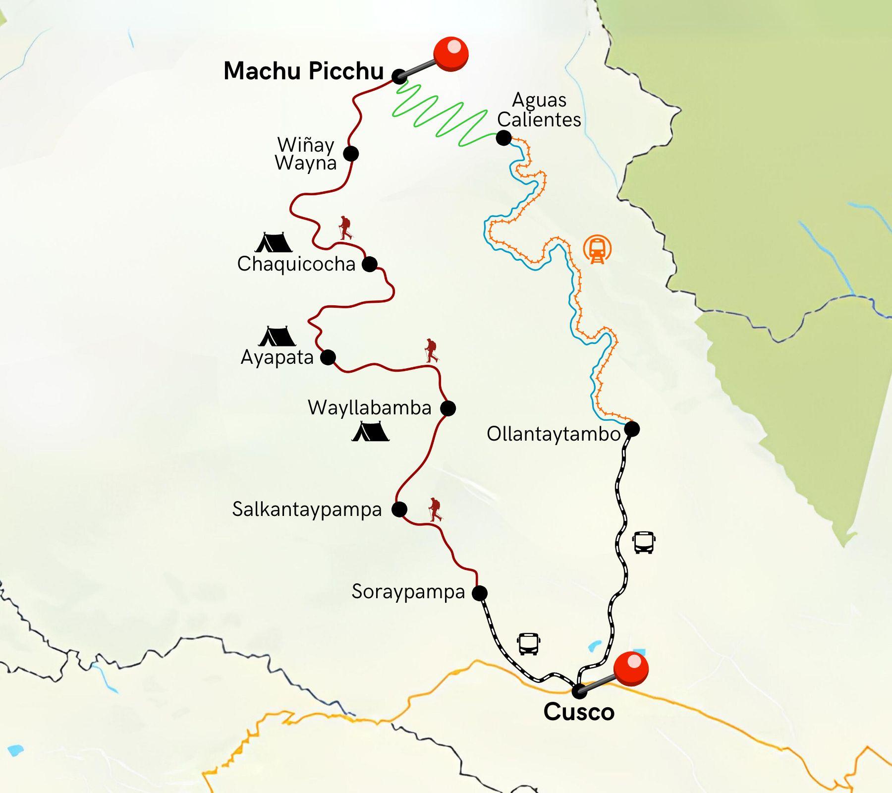 Salkantay Trek to Inca Trail