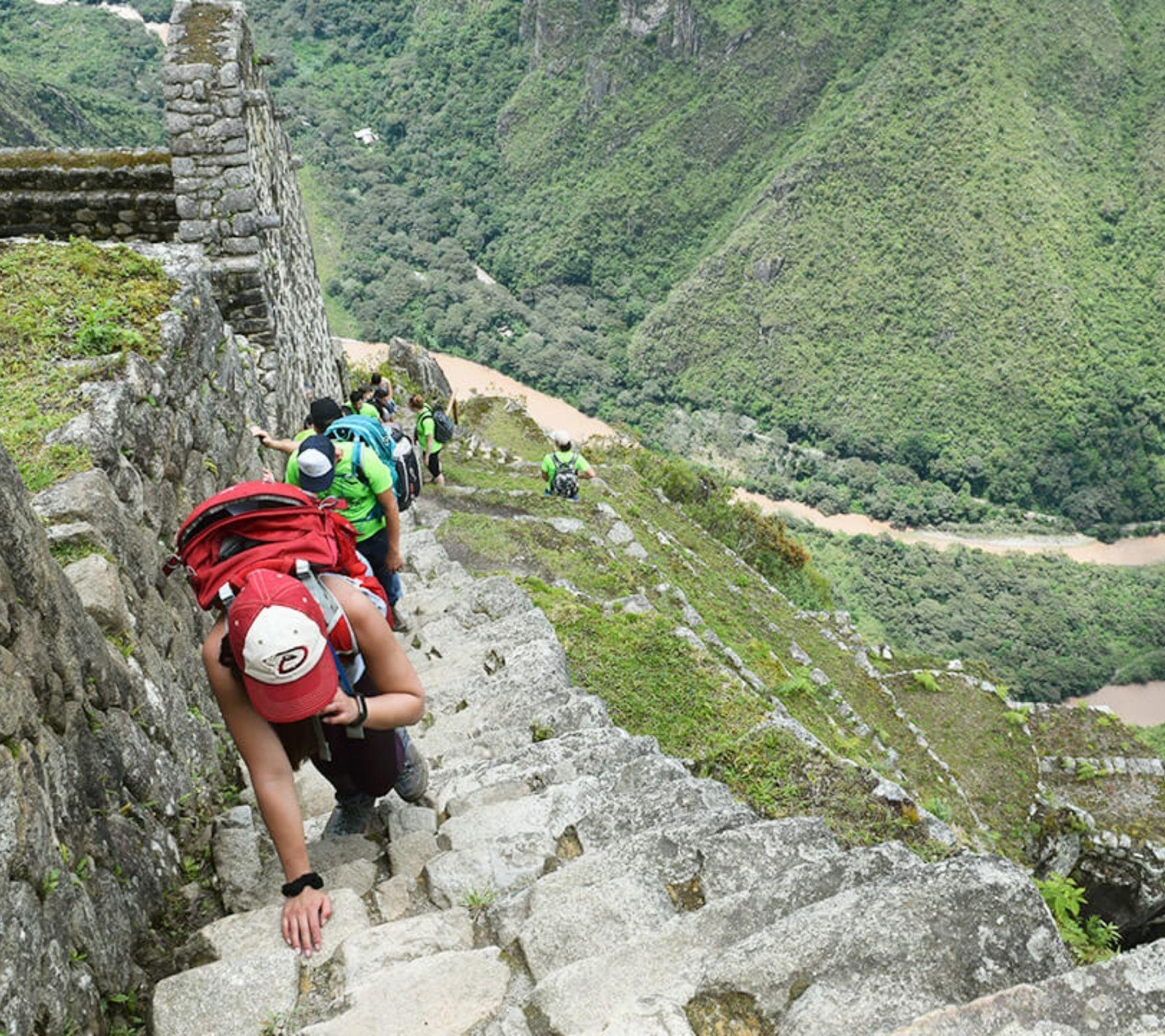 The altitude of the Inca Trail