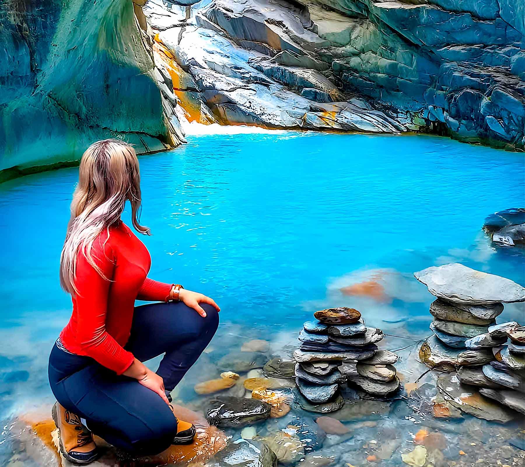 The Canyon of Turquoise Mirrors in Cusco