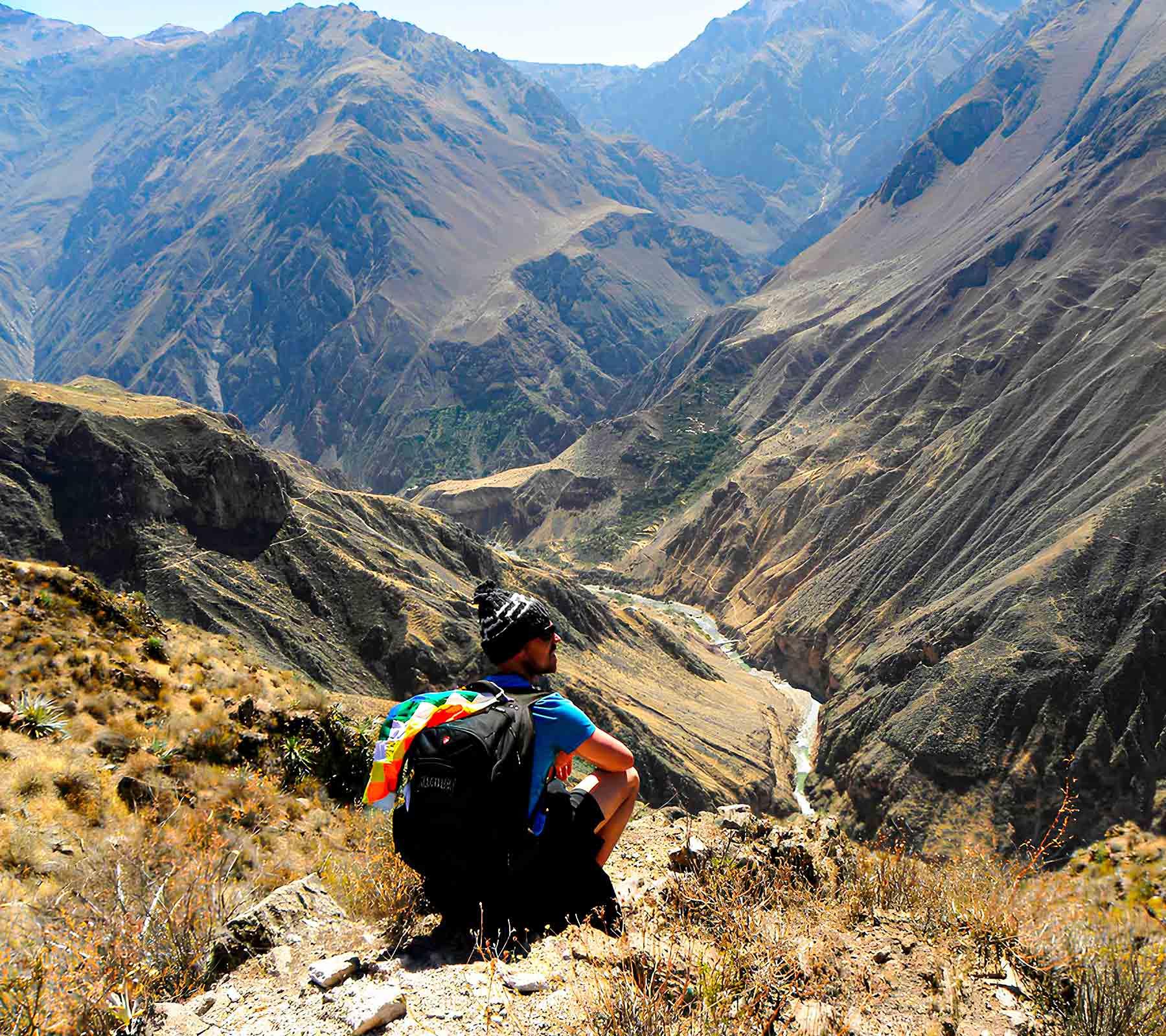 The Cotahuasi canyon in Arequipa