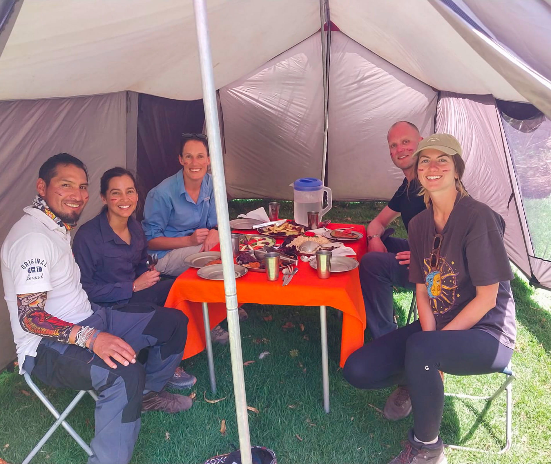 Tierras Vivas Dining tents