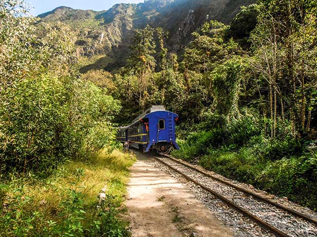 Train to Machu Picchu Peru Rail